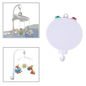 

New Hot Sale 360 Degrees Rotating Baby Rattles Baby Musical Hanging Bell Bed Crib Rattle Toy Newborn Music Mental Bed Ring