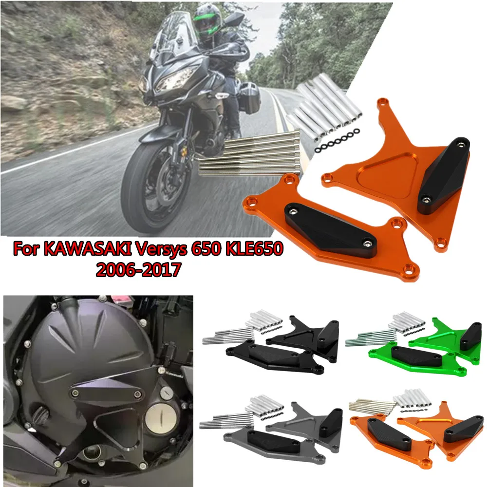 Versys 650 Accessories Engine Stator Crash Pad Protector Slider For