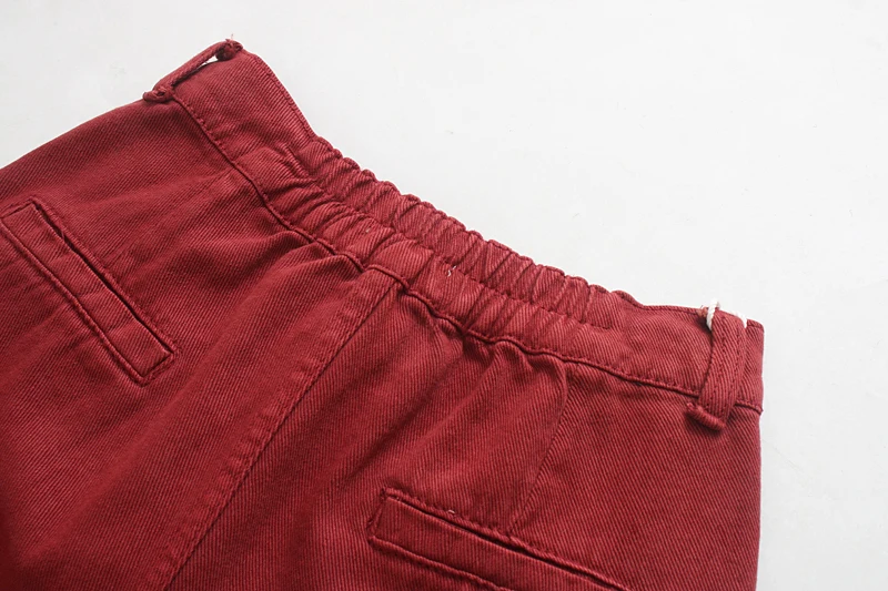 CFK женские джинсы новые осенние брюки с высокой талией повседневные однотонные прямые брюки повседневные Элегантные шаровары