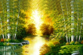 

new Embroidery Counted Cross Stitch Kits Needlework - Crafts 14 ct DMC DIY Arts Handmade Decor -Scenery E