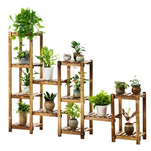 Твердый деревянный цветок Airs посадочного типа Многоэтажный мясистый зеленый редиска бассейна балкон гостиная Встроенная материя украшения