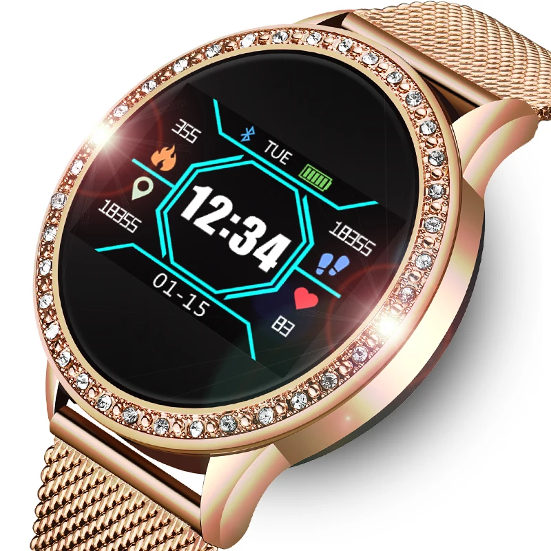 

Men's Women's Smart Watch Blood Pressure Heart Rate Monitor Fitness Tracker Sports Smart Bracelet Alarm Clock Reminder