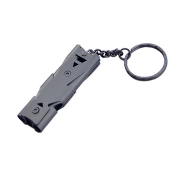 

Portable Emergency Sound Camping Anti Rust Stainless Steel Easy Operate High Decibel Hiking Outdoor Survival Whistle