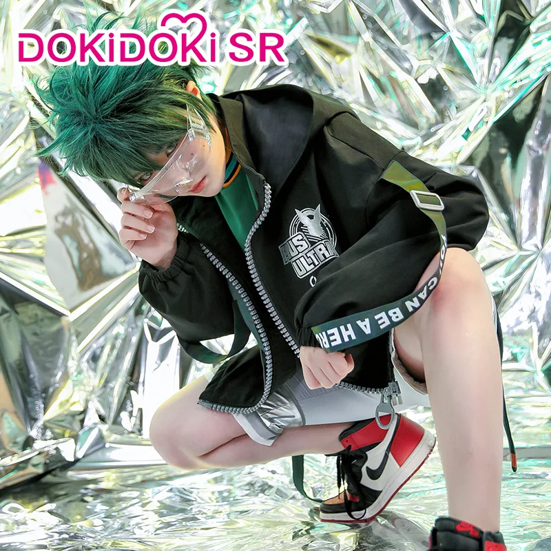 DokiDoki SR Аниме Boku No Hero Academia / My Косплей Костюм изуку мидория Деку дуцзинь