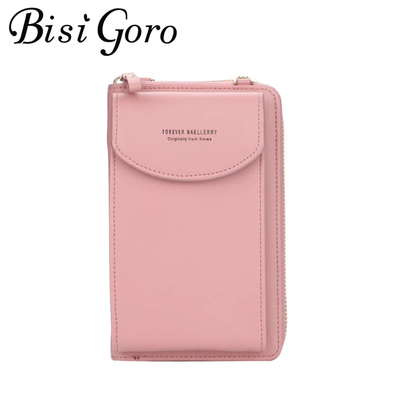 Bisi Goro/2021 новый большой Ёмкость бумажник свежий мобильный телефон сумка-мешок на
