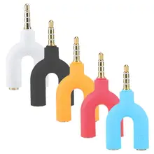 U тип 3,5 мм разъем для наушников аудио сплиттер для кабелей адаптер конвертер для iPhone мобильного телефона MP3 планшета ПК