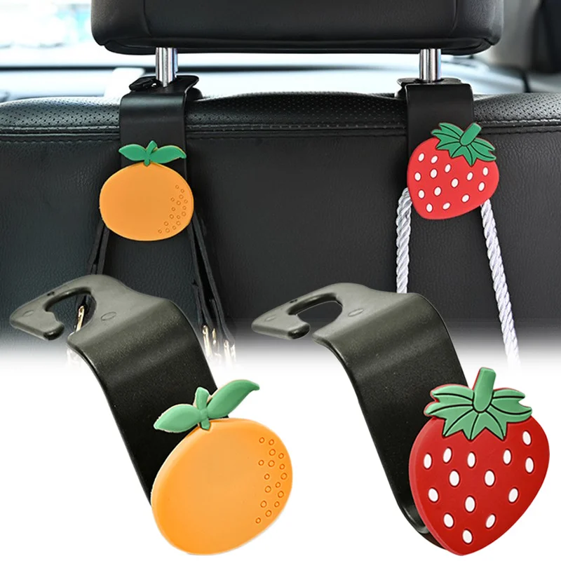 

Creative Car Seat Hook Cute Cartoon Hook Decoration Auto Interior Storage Bag Hanger Holder Car Rear Seat Hanging Hooks