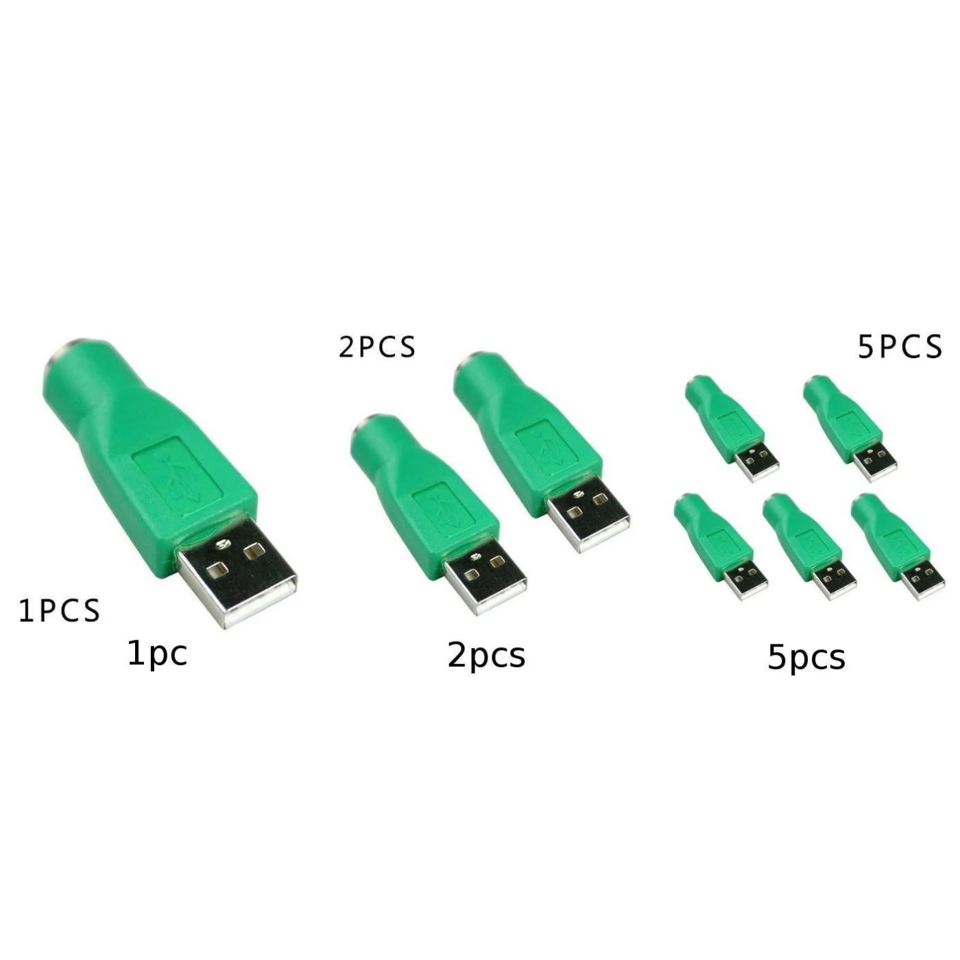 1/2/5 шт PS/2 Женский к USB разъем адаптера конвертера для клавиатуры Мышь USB мужчина к PS2 мини Din 6 контактный разъем