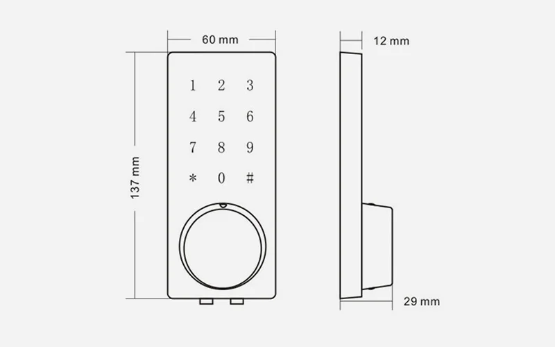 Nordson Смарт RFID Дверь фиксированный аккумулятор питание металлический дэдболт контроль доступа сенсорная клавиатура цифровой замок для домашнего использования в отеле