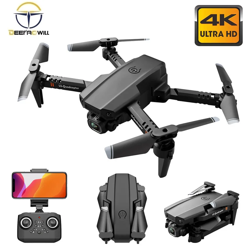 

2020 New XT6 Mini Drone 4K HD Double Camera WiFi Fpv Air Pressure Altitude Hold Foldable Quadcopter rc helicopter child Toy Gift