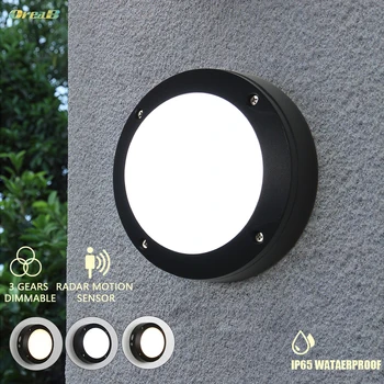 

Light Control Outdoor Wall Lights Antique 5w 24 Led Ip65 Waterproof Modern Nordic Garden Exterior Wall Lamps Lighting Sconce