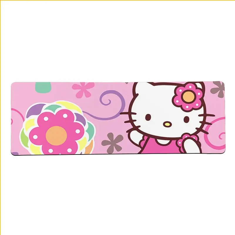 Lock Edge 40X90cm Maiya высокое качество розовый hello kitty большой коврик для мыши PC компьютерный коврик большой коврик для мыши клавиатуры коврик - Цвет: Lock Edge 40X90cm