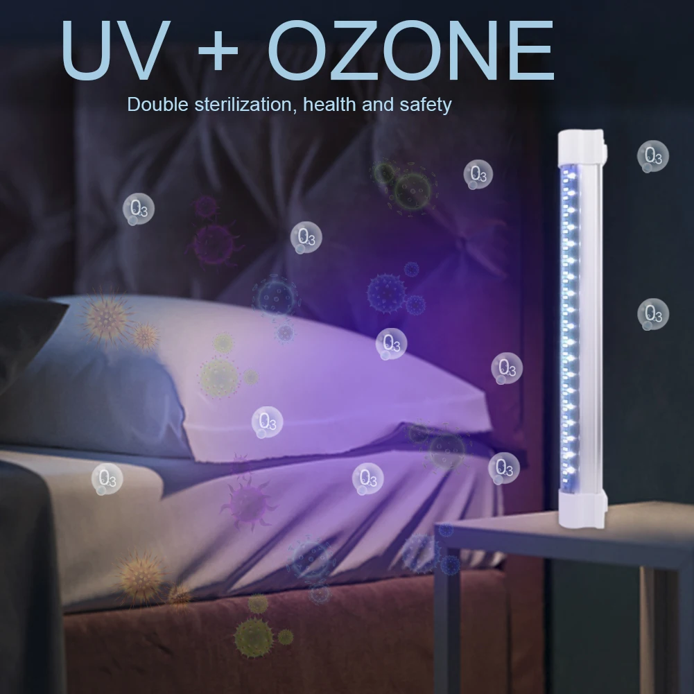 

Multifunctional USB Ultraviolet UV Sterilizer Light Emergency Light Rechargeable Disinfection Bactericidal Lamp Mites Lights