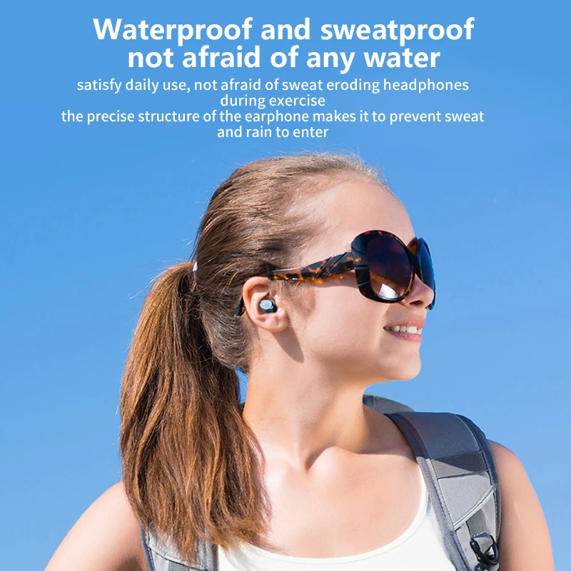 Bluetooth наушники TWS беспроводные гарнитура громкой связи музыкальные спортивные