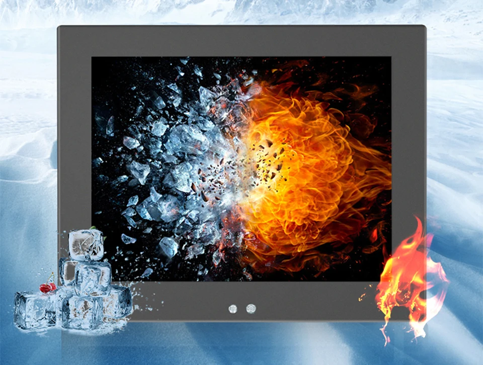 IP65 산업 스크린 15 인치 사각 터치 스크린 모니터, 오픈 프레임 LCD 모니터