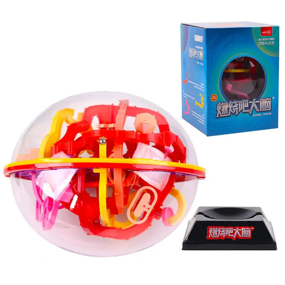 3D Intellect Puzzle Ball Maze Game for Children Educational Toys Challenging Barriers Magic Game for Children Boys Girls - Цвет: ZQ0002