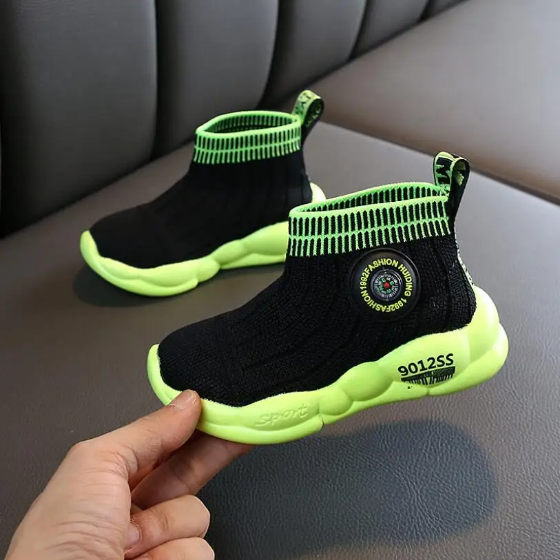 

tenis mesh girls kids boots air rubber mesh sport children boots for girls winter sock boots sport running toddler baby boots