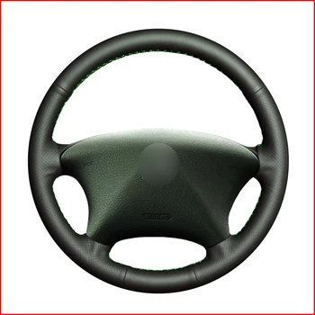 

Black PU Artificial Leather Car Steering Wheel Cover for Citroen Xsara Picasso 2003-2010 Peugeot Partner 2003 2004 2005-2008