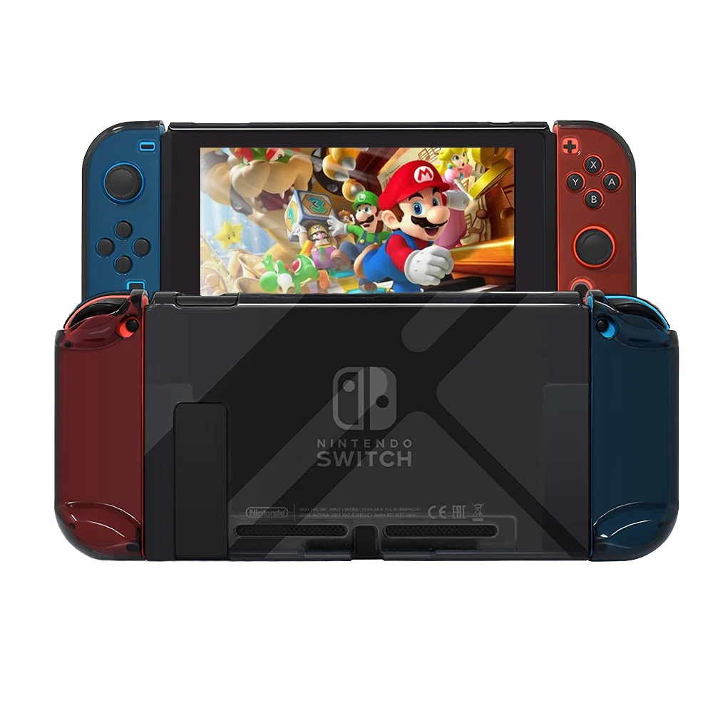 Dockable защитный чехол Съемный Кристалл PC Shell для Nintendo Switch аксессуары NS NX жесткий прозрачный задняя крышка