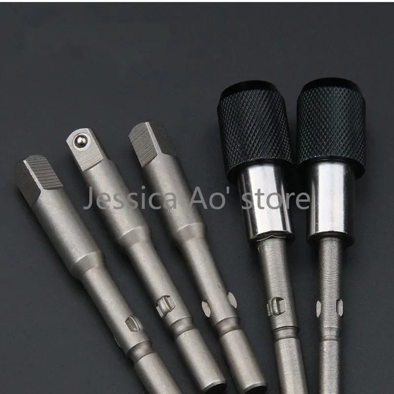 

2pcs Electric Screwdriver Connecting Rod Transfer Adapter Pneumatic Air Round Extension Rod 801 802 Inside 1/4'' Shank