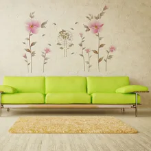 SK9026 креативный мультфильм цветок обои Шкаф детская комната наклейки на стену Гостиная наклейки для спальни экологически чистые Fri