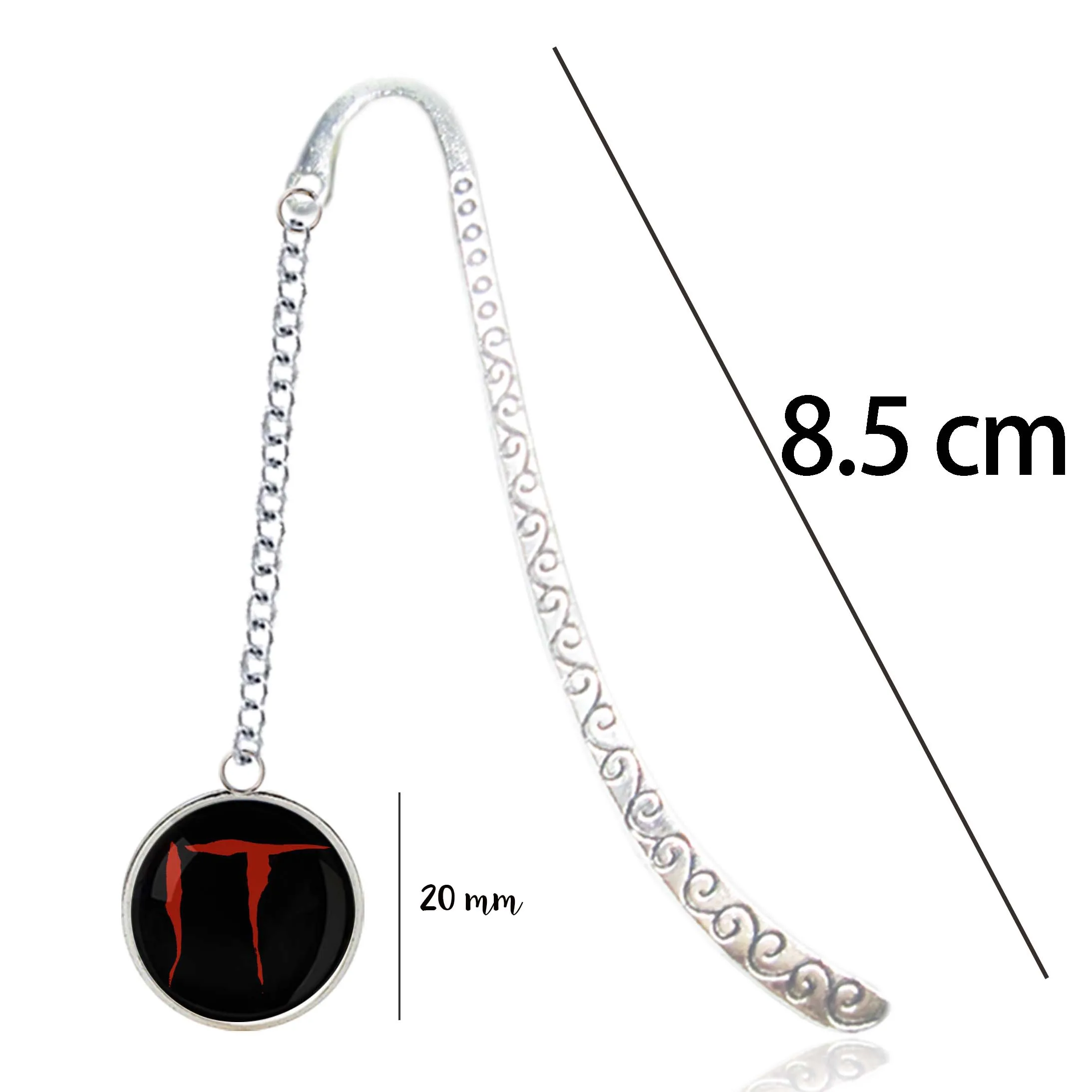 Stephen King IT Bookmark Book Cover Movie The Losers Club Turtle Pendant Quotes Art Show For Fans Marque Page Mate Marker