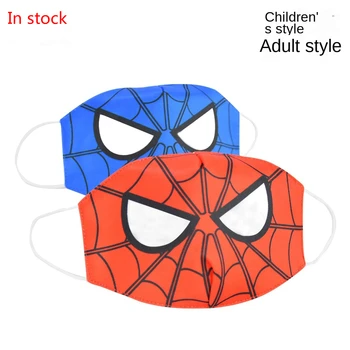 

Spiderman Mouth Mask for Kids Adult Unisex Cartoon Face Breathable Cotton Windproof Anti-Dust Anti Pollution Reusable Masks