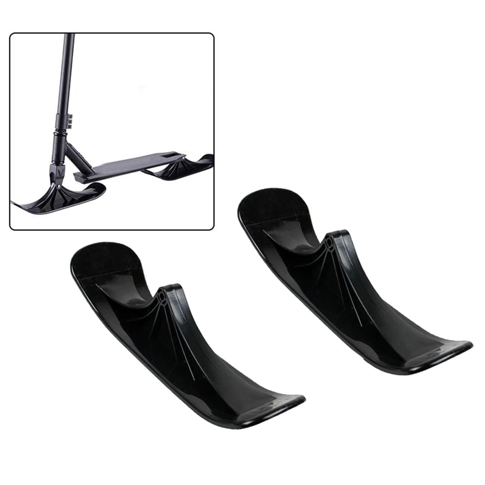 Scooter di sci da neve resistente, Kick-Scooter Remit Bottom Board, Outdoor Ski Sledge for Child Xmas Birthday Gift Present Durable Snow Ski Scooter, Kick-Scooter Refit Bottom Board, Outdoor Ski Sledge for Child Xmas Birthday Gift Present