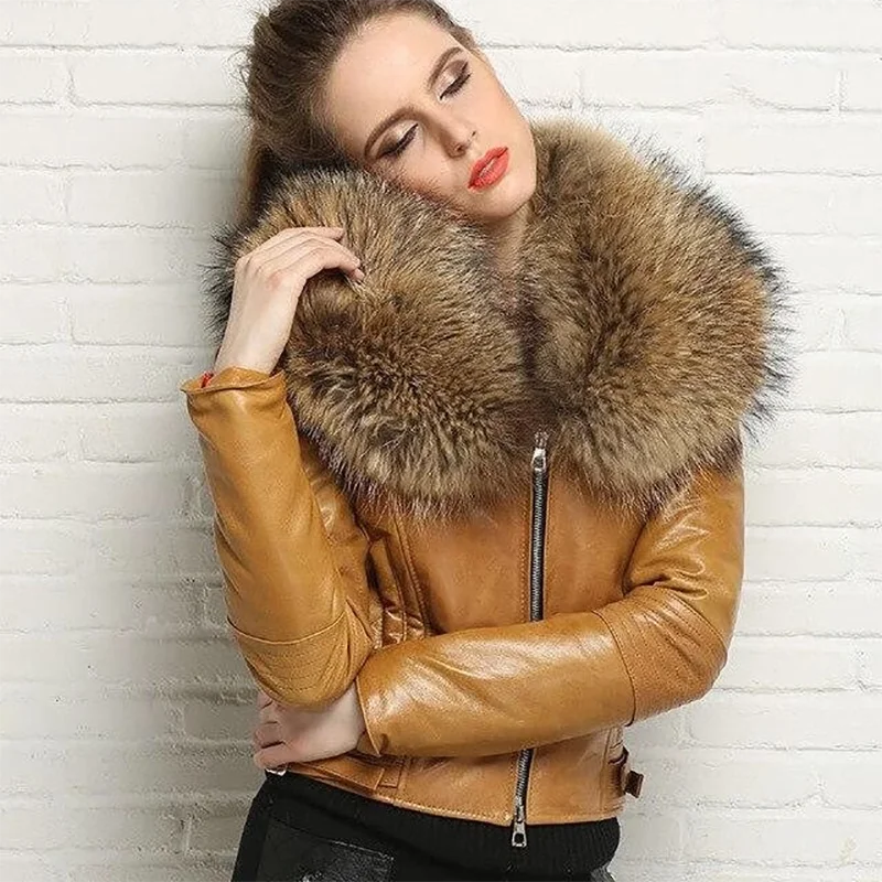 women's leather jacket with fur (8)