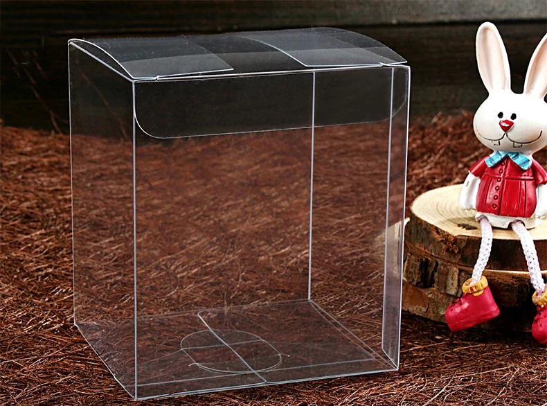 

30pcs 7*8*11cm clear plastic pvc box packing boxes for gifts/chocolate/candy/cosmetic/cake/crafts square transparent pvc Box