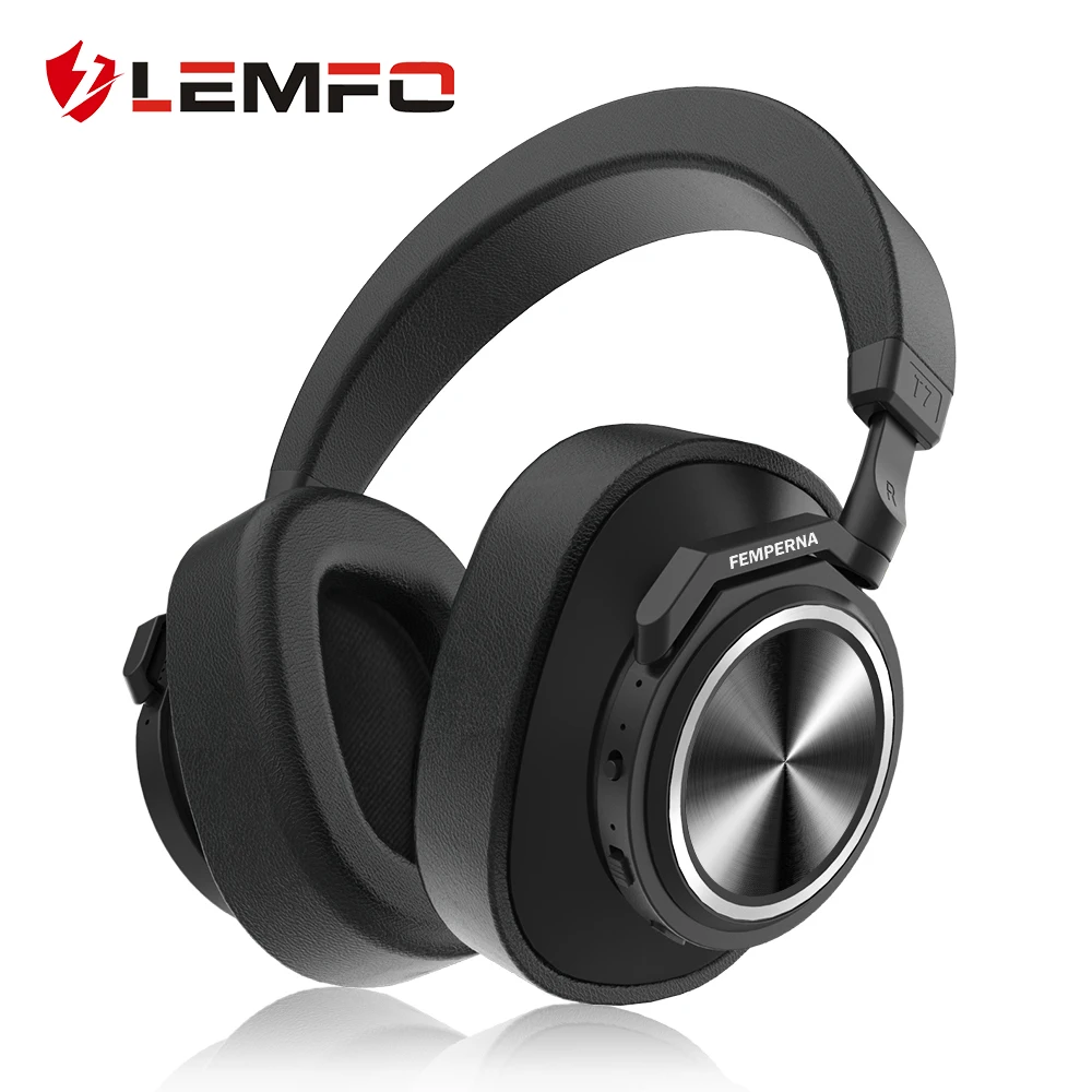 LEMFO T7 Bluetooth наушники на заказ с активным шумоподавлением Беспроводная гарнитура для телефонов и музыки с распознаванием лица