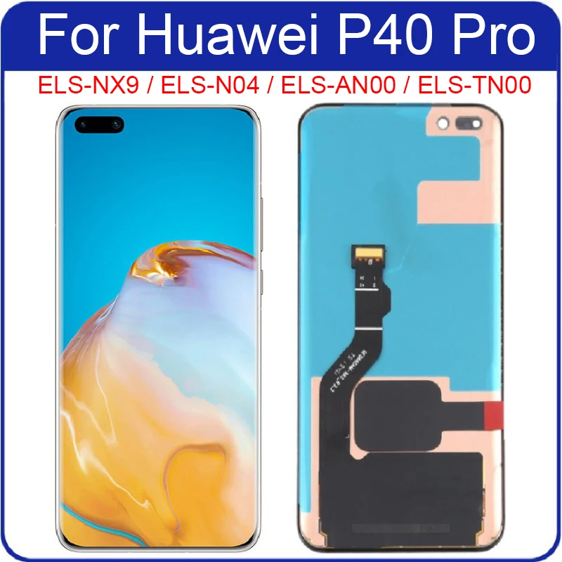 Оригинальный дисплей 6 58 дюйма для Huawei P40 Pro ELS-NX9 ЖК-дисплей сенсорный экран