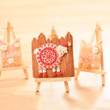 1 шт., подставка для печенья, складная деревянная подставка для десерта, подставка для печенья, держатель для печенья, вечерние принадлежности, инструменты для торта