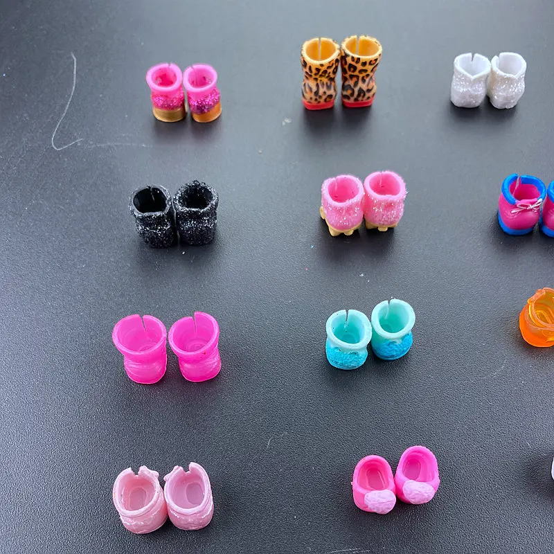 Dolls Original Shoes Accessories 6 pairs For LOLs 8 cm Big Sister Dolls