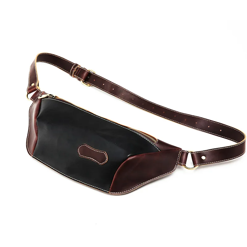 

New Joker tide bag retro young men's chest bag Korean leisure small pockets
