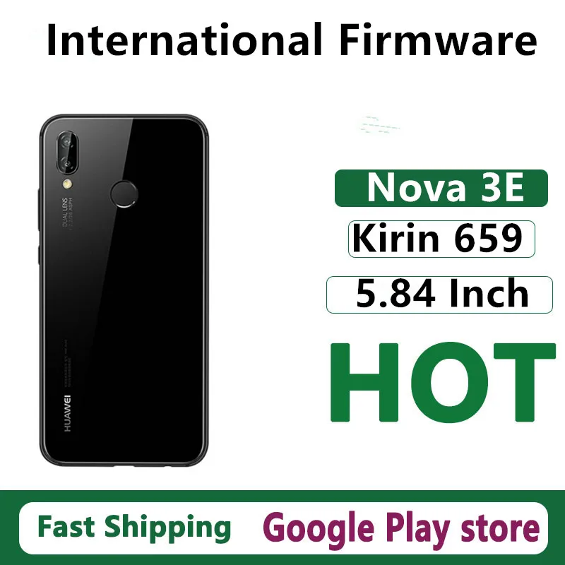 HuaWei Nova 3e P20 Lite смартфон с 5 5-дюймовым дисплеем Kirin 84 659 МП Android | Мобильные телефоны и