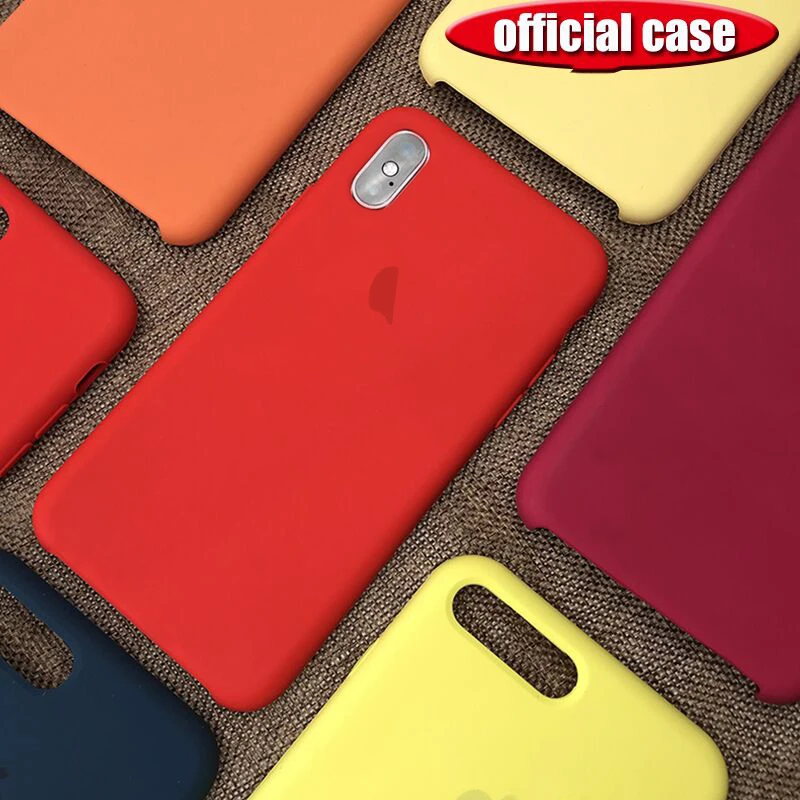 Original Silicone Case For iPhone 11 Pro Max X XR XS Max Back LOGO
Phone Case for iPhone 7 8 6 6s Plus Cover Case Capa