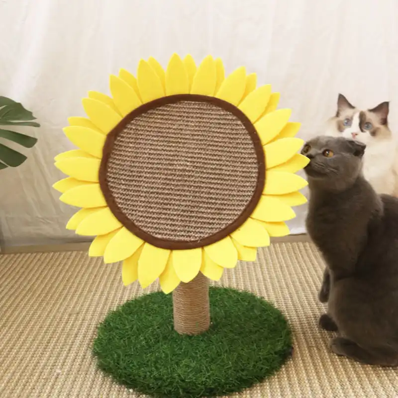 sunflower scratching post