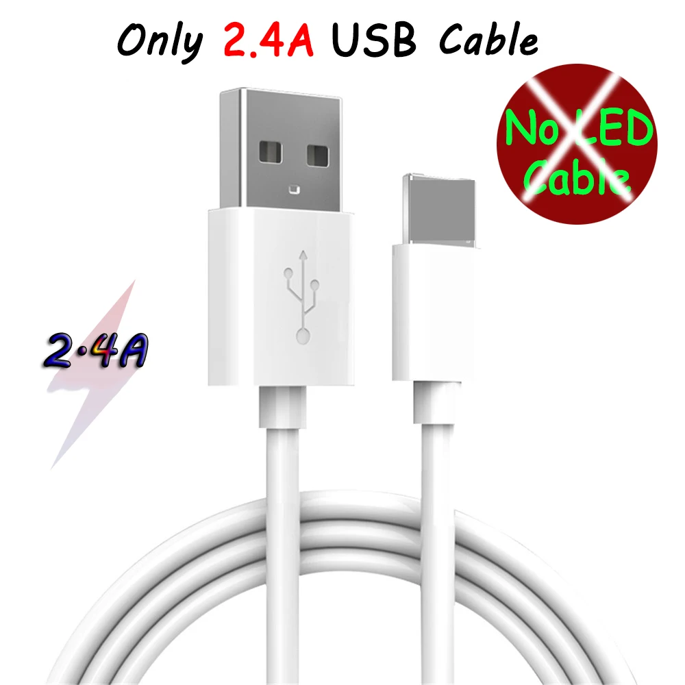 1 м 2 м длинный светодиодный кабель для зарядки Micro USB кабель для освещения type C лента C Быстрая зарядка кабель для быстрой зарядки для iPhone samsung Xiaomi - Цвет: White No LED Cable