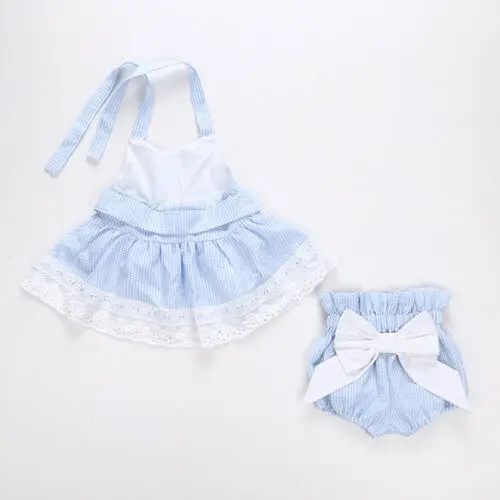 Imcute для новорожденных, детей ясельного возраста детское платье с бантом комбинезон без рукавов боди Детские комбинезоны