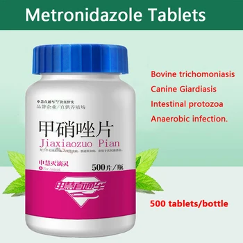 

Metronidazole tablets 500 tablets for pets, livestock and poultry