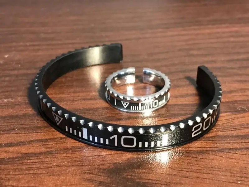10 шт. мужской браслет "Спидометр" и браслеты Bracciale Циферблат из нержавеющей стали Браслет-манжета ободок Pulseiras Bijoux ювелирные изделия