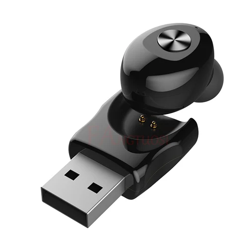 black FANGTUOSI TWS XG12 беспроводные Bluetooth наушники, стерео Музыкальная гарнитура, USB гарнитура, наушники-вкладыши с микрофоном для IOS Android - Цвет: black