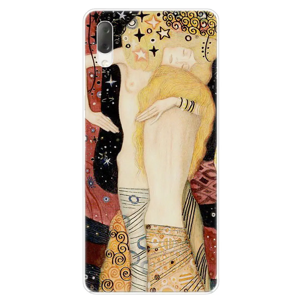 Жесткий чехол Kiss By Gustav Klimt для Sony Xperia L1 L2 L3 X XA XA1 XA2 XA3 Ultra 10 Plus E5 XZ XZ1 XZ2 Compact XZ3 XZ5 2