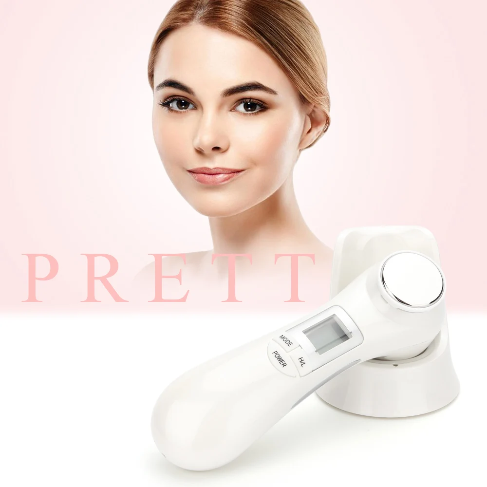  6 in 1 LED RF Photon Therapy Facial Skin Lifting Rejuvenation Vibration Device Machine EMS Ion Micr - 4000261222075