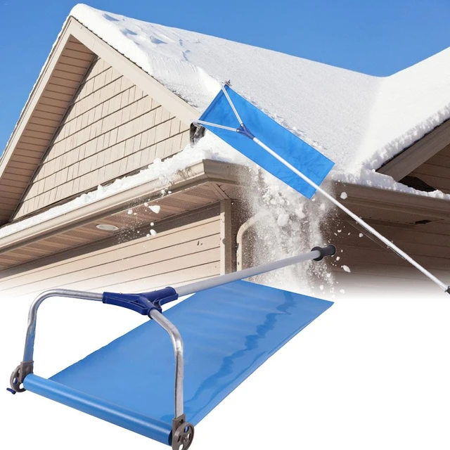 Râteau à neige pour toit de 193 à 640 cm - Neige télescopique à 30 degrés -  AliExpress
