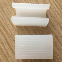 14 мм белый зажим для трубы Регулируемый коврик для стула с прорезями на рукавах ботиночки подстилка для стула пластиковый коврик для ног гарантия качества