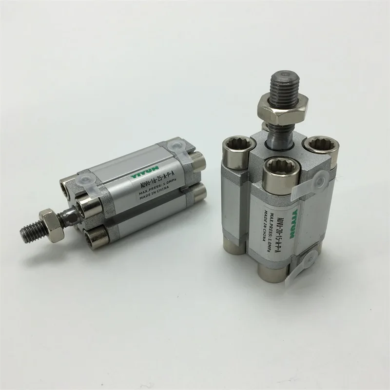 ADVU-16-45-A-P-A ADVU-16-50-A-P-A ADVU-16-55-A-P-A ADVU-16-60-A-P-A YIYUN тонкий тип цилиндр двойного действия ADVU серии