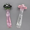 Crystal Mushroom Penis Glass Men's Women's G-Spot Anal butt plug  Beads Masturbation erotic Expander adults Sex toys Products 1