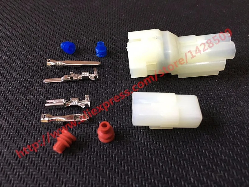 Sumitomo HM 090 자동차 커넥터, 암수 2 핀 전원 배터리, 방수 전자 커넥터, 6187-2801 6187-2804, 5 세트